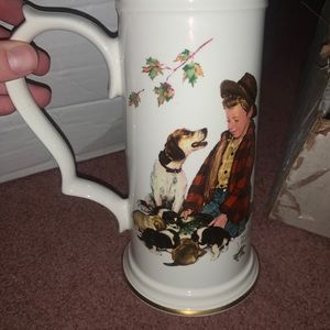 Norman Rockwell, Gorham Limited Edition, "The Pride of Parenthood" Stein. New